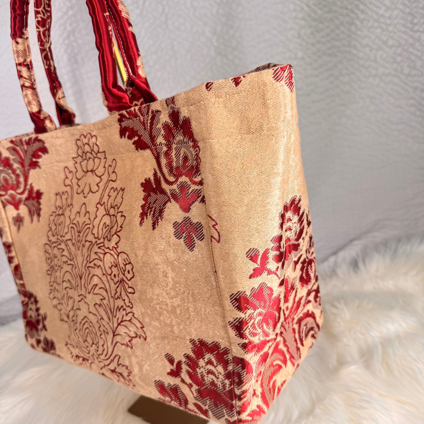 Maroon Bloom Tote