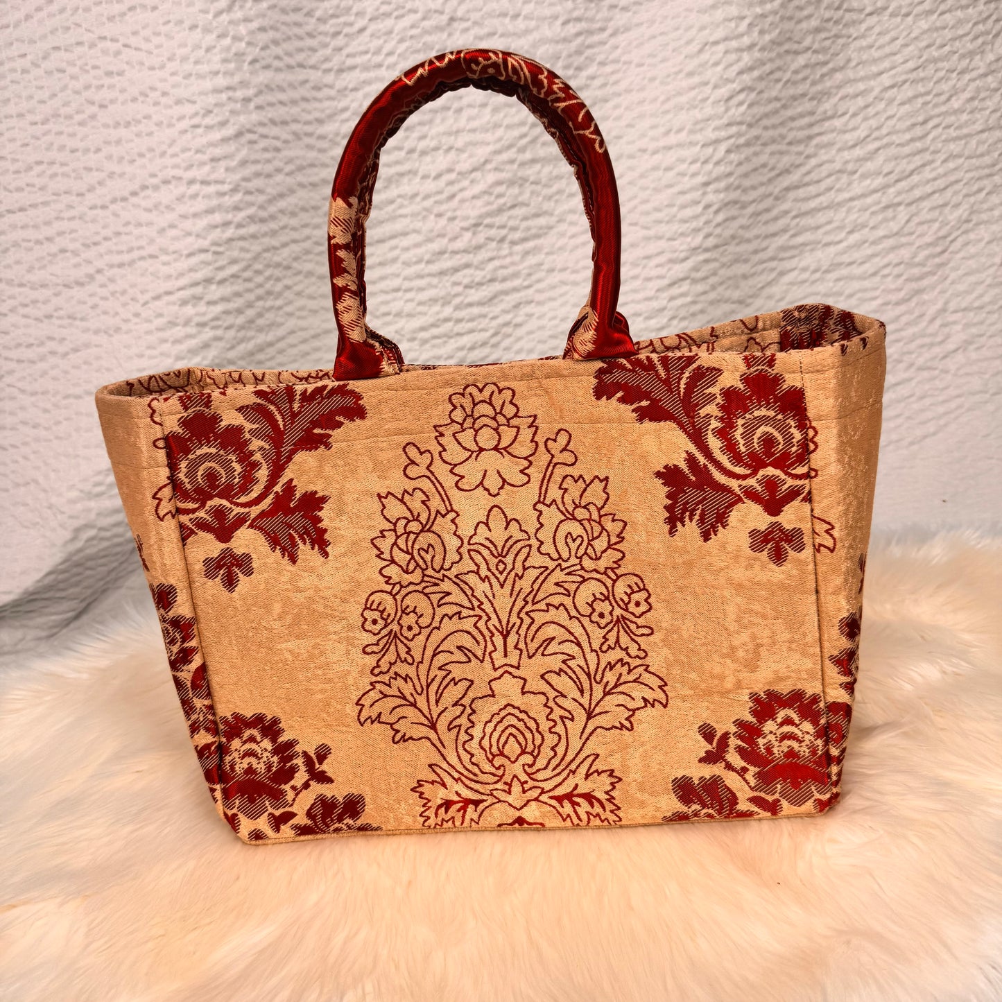 Maroon Bloom Tote