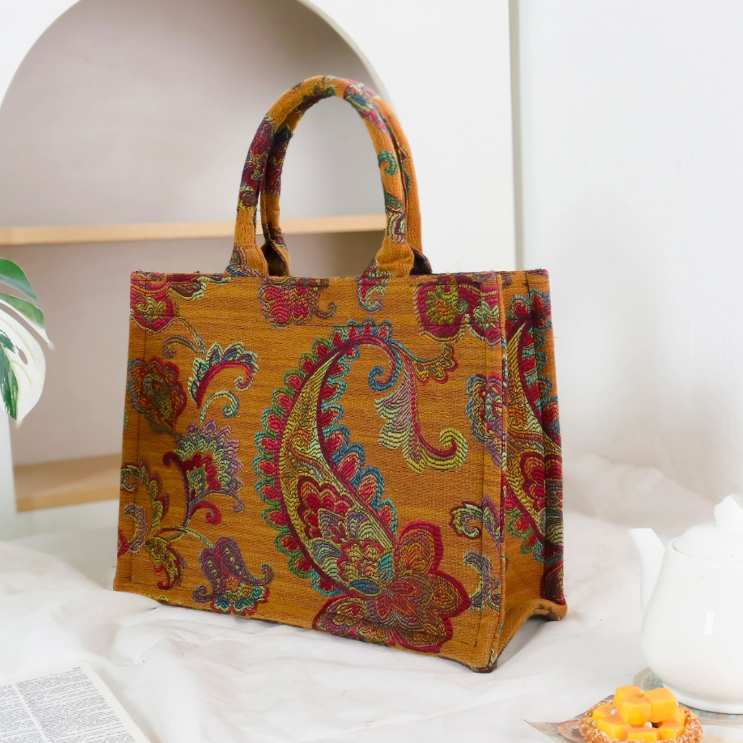 Sunset Paisley Tote