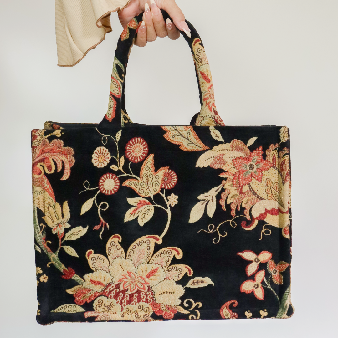 Vintage Blossom Tote