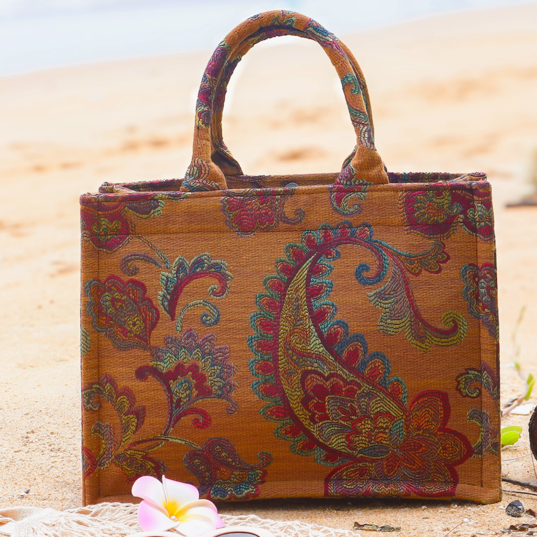 Sunset Paisley Tote