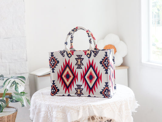 Boho Red Flame Bag