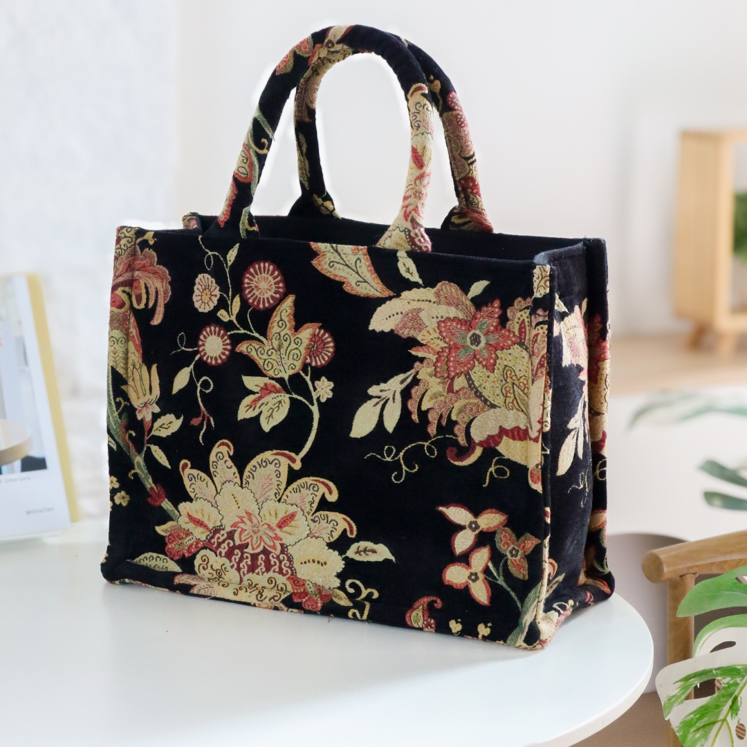 Vintage Blossom Tote