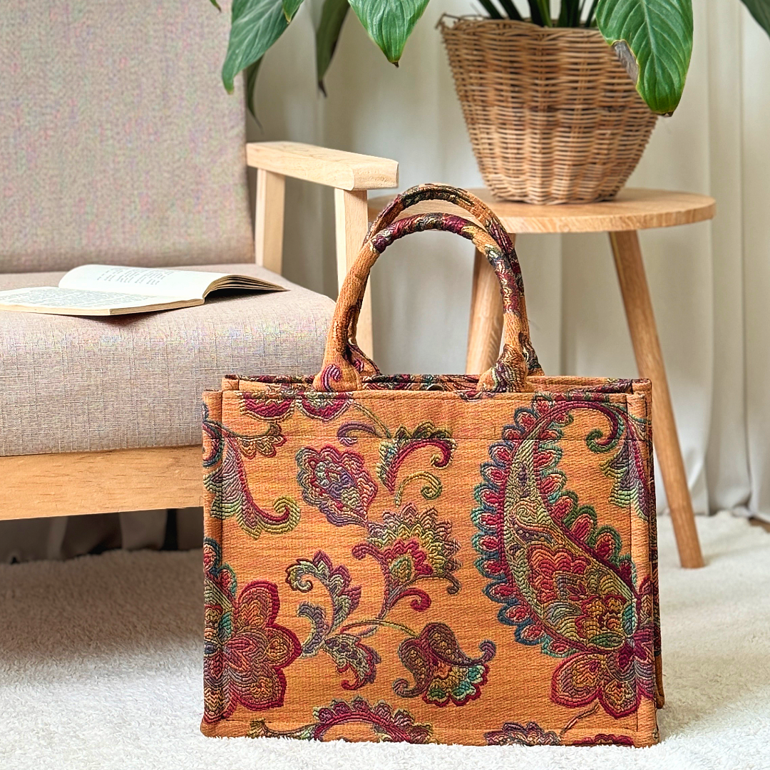 Sunset Paisley Tote