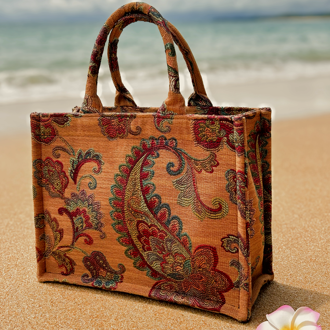 Sunset Paisley Tote