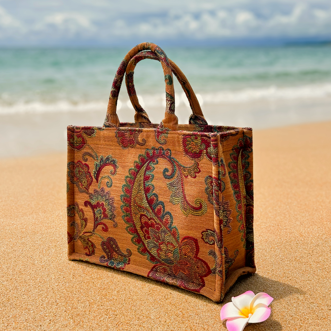 Sunset Paisley Tote
