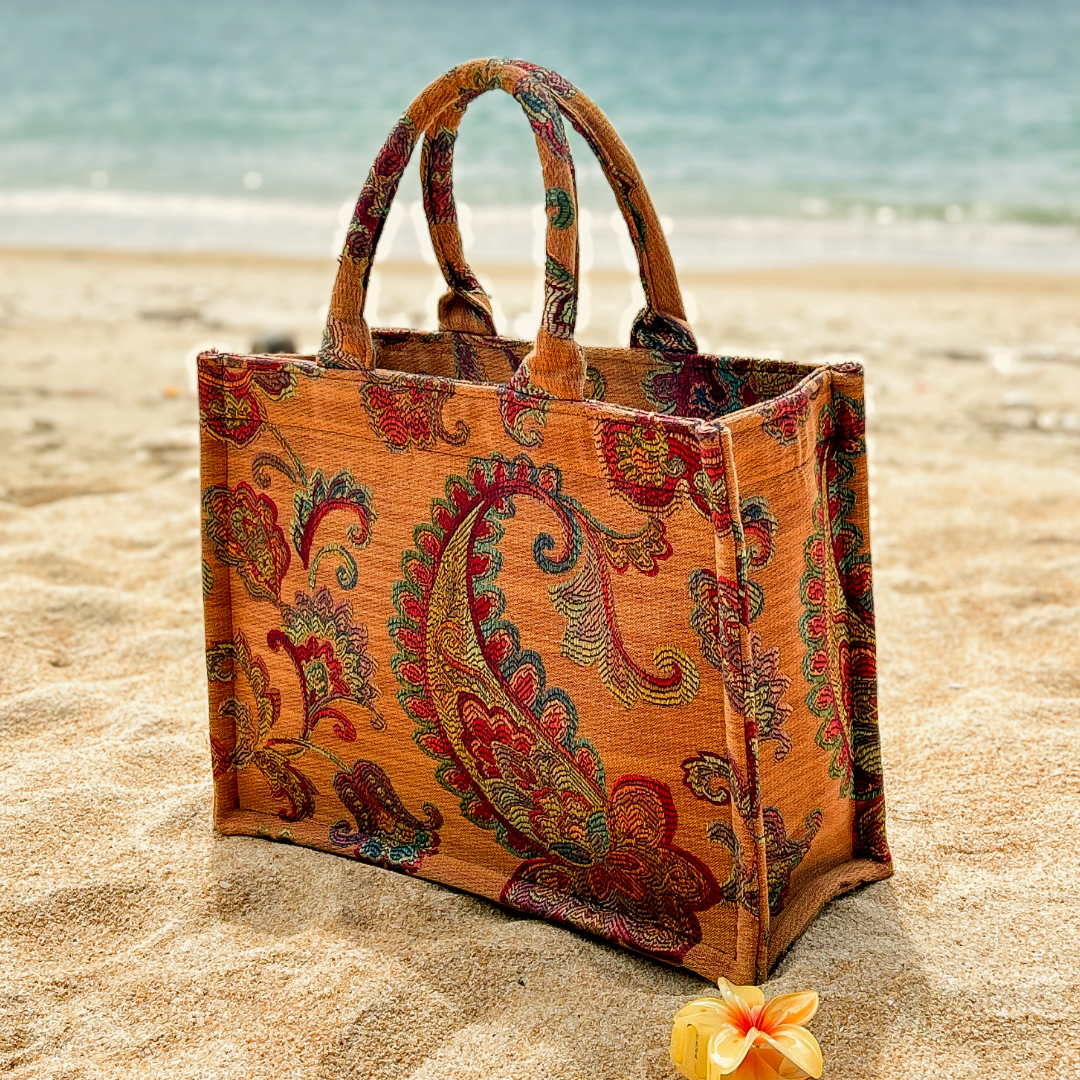 Sunset Paisley Tote