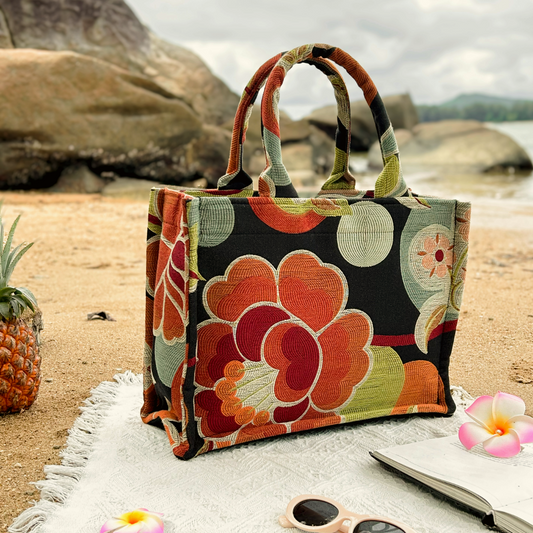 Japanese Floral Tote