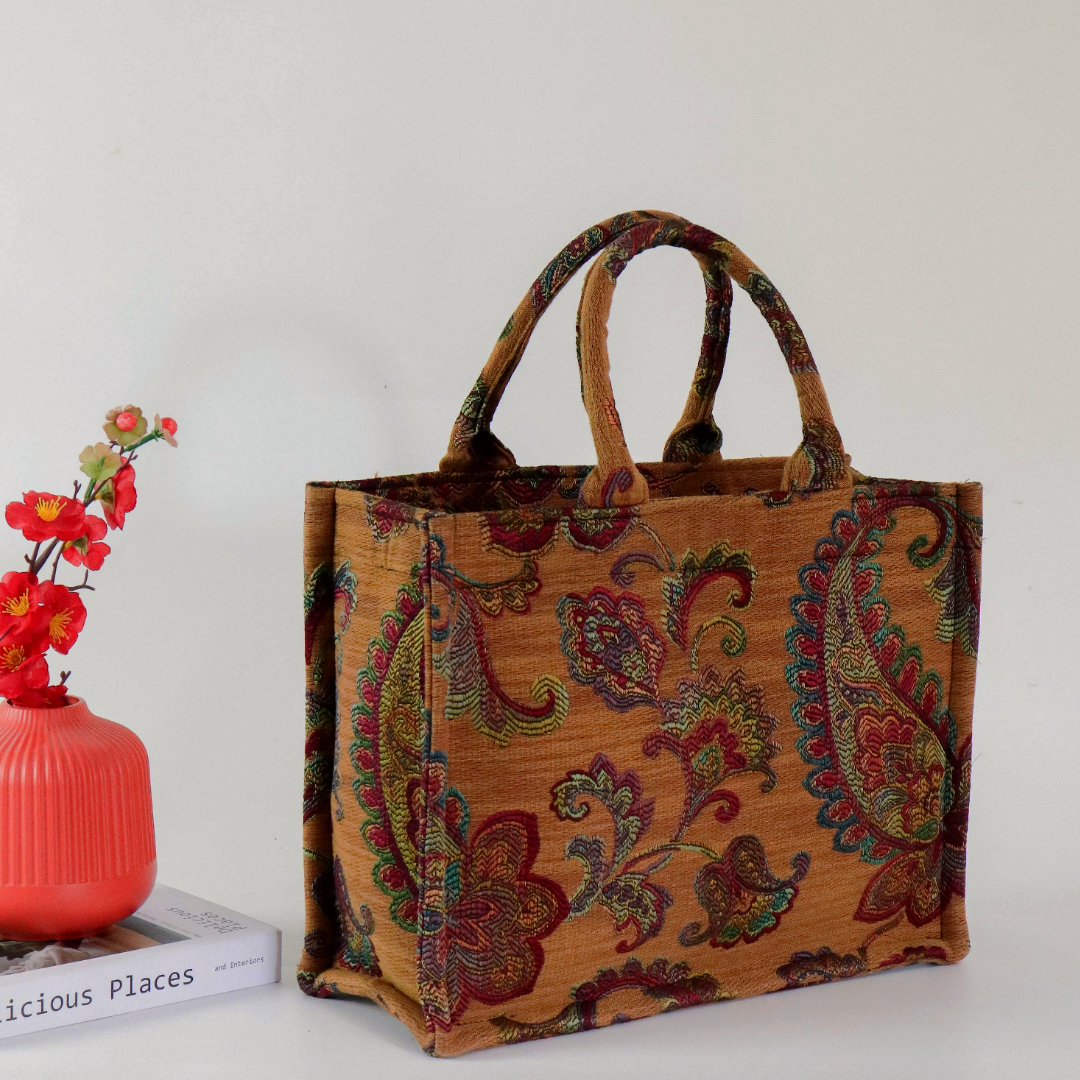 Sunset Paisley Tote