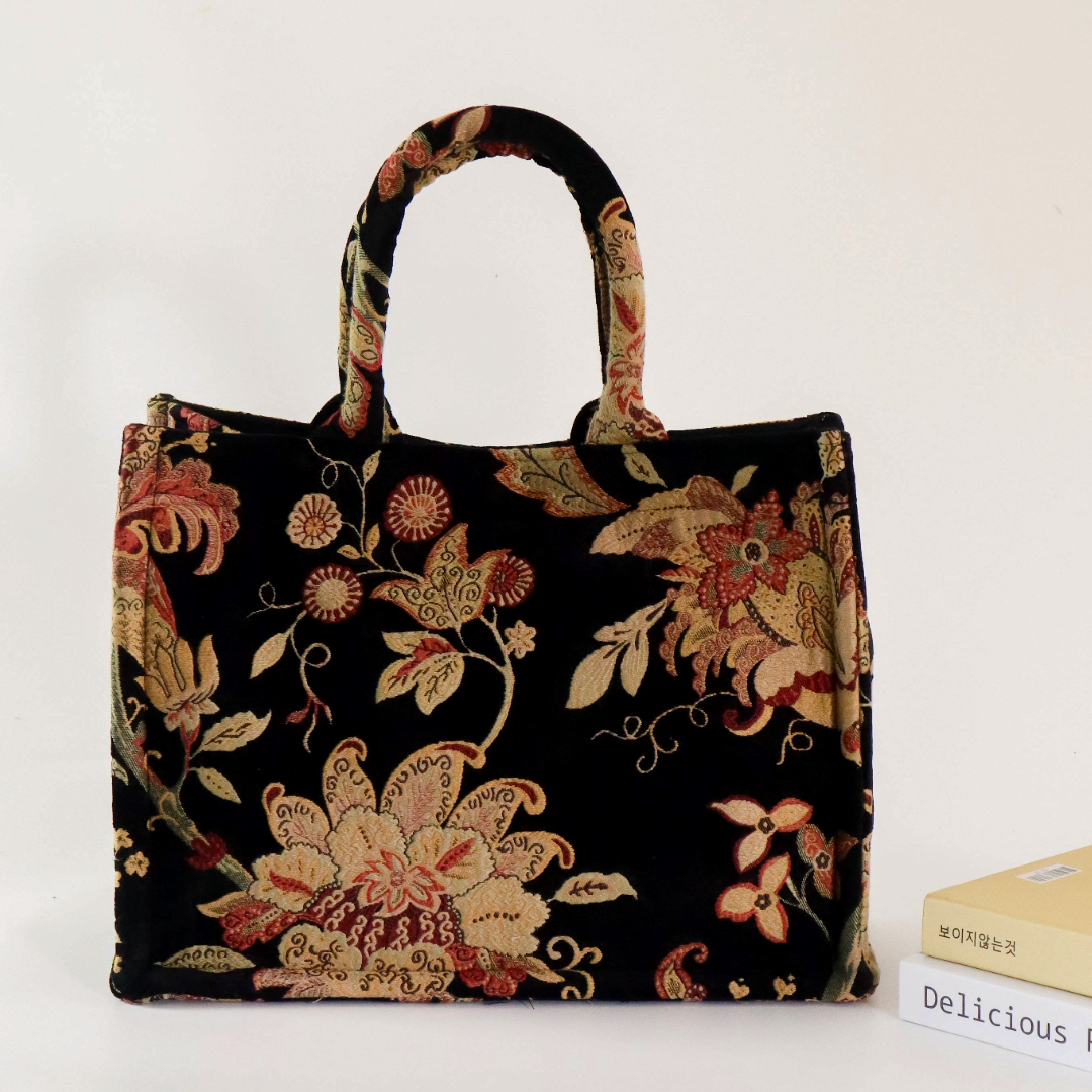 Vintage Blossom Tote
