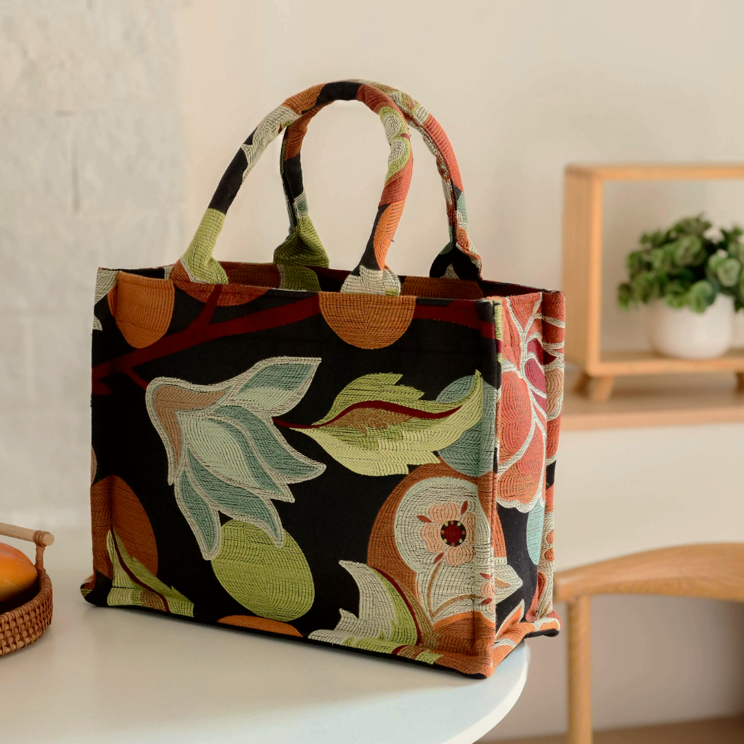 Japanese Floral Tote