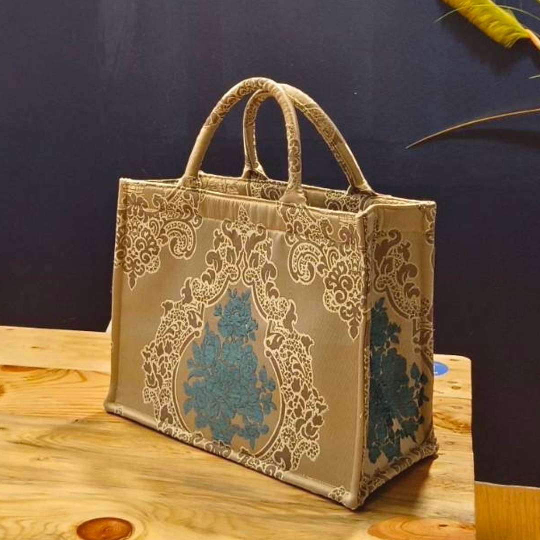 Boho Damask Bloom Tote