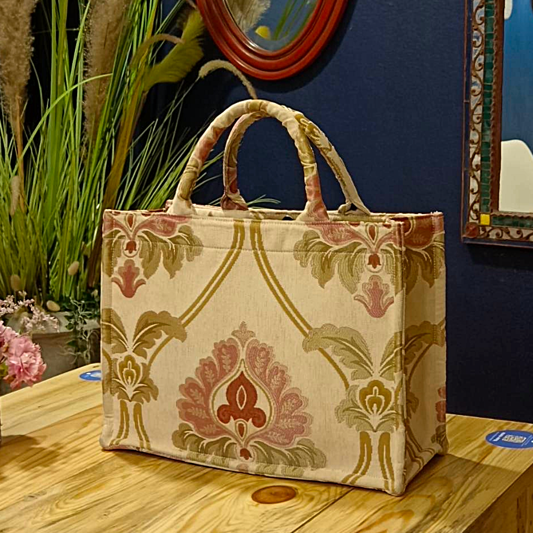Rose Gold Radiance Tote Bag