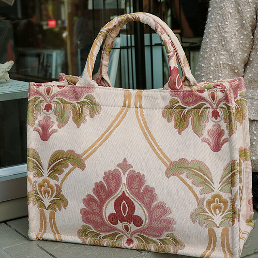 Rose Gold Radiance Tote Bag