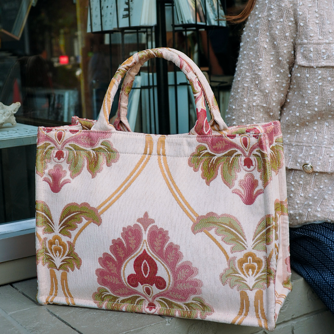 Rose Gold Radiance Tote Bag