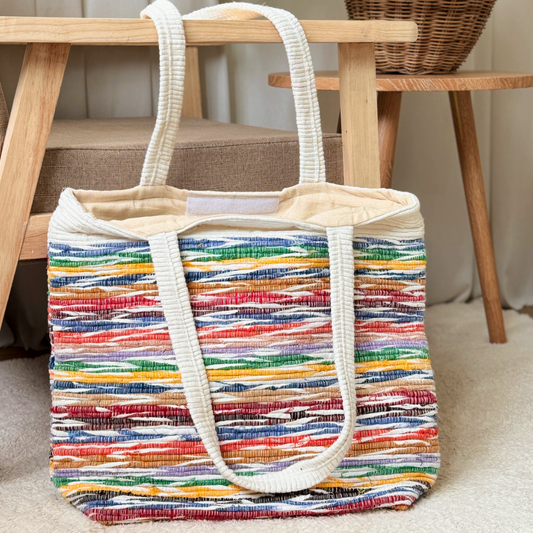 Japanese Sakiori Weaving - Tote bag