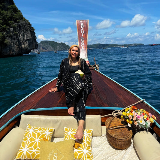 Natty in Thailand... enjoying the islands.