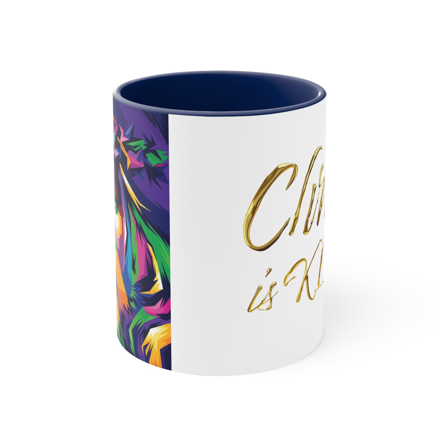 Christ is King - Accent Coffee Mug, 11oz