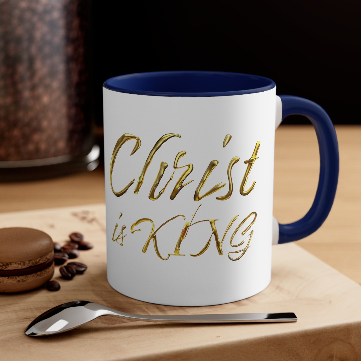 Christ is King - Accent Coffee Mug, 11oz