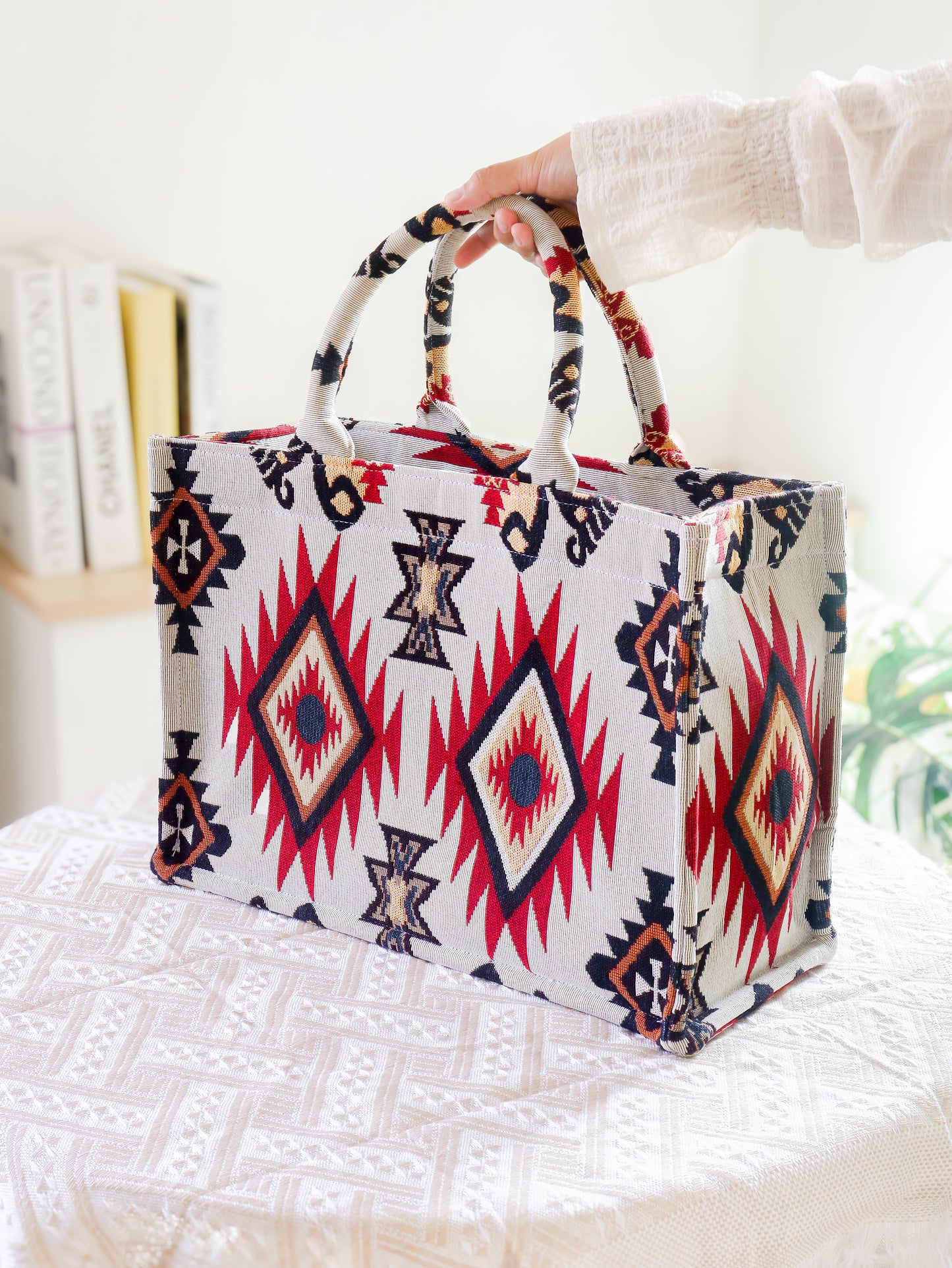 Boho Red Flame Bag