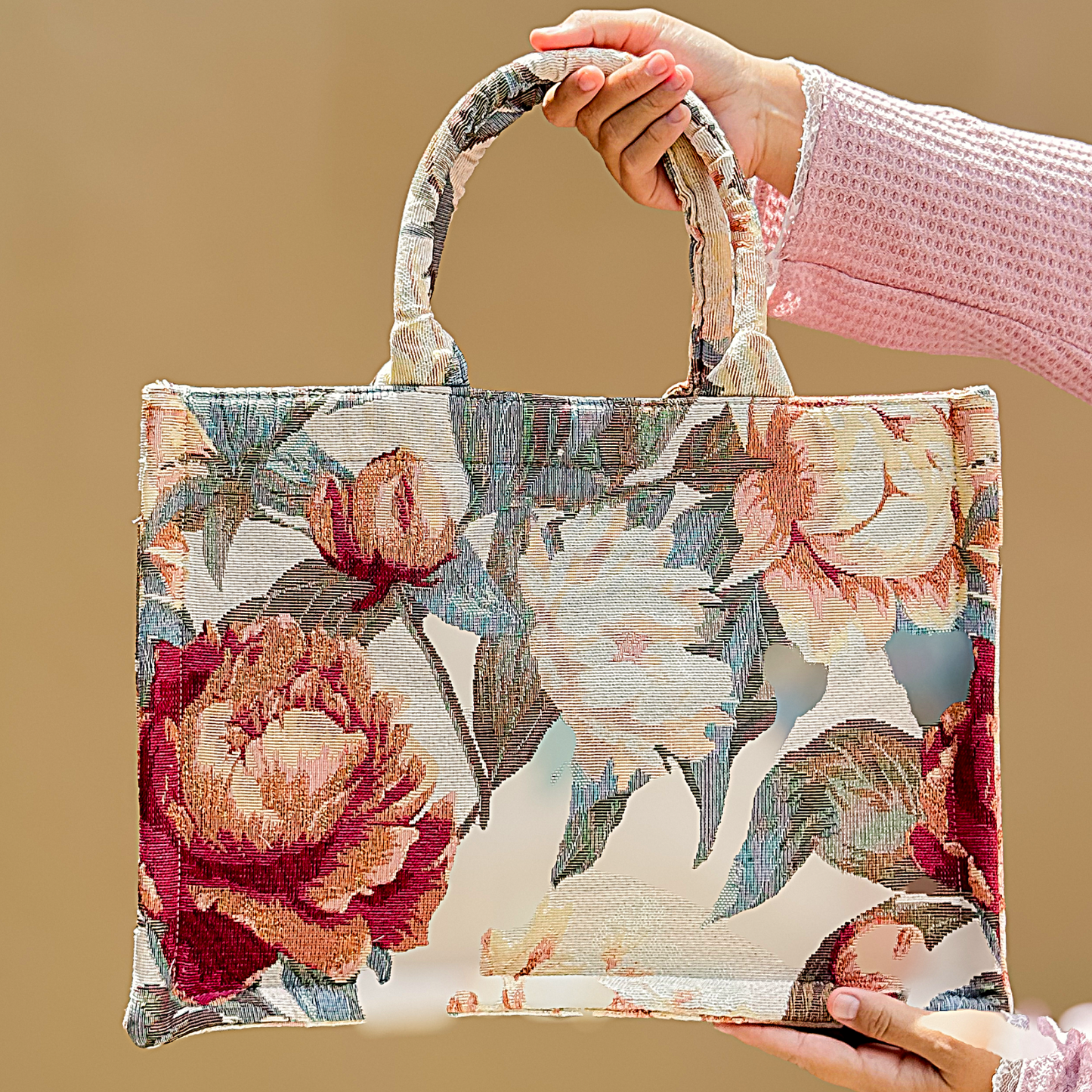 Vintage Rose Tote