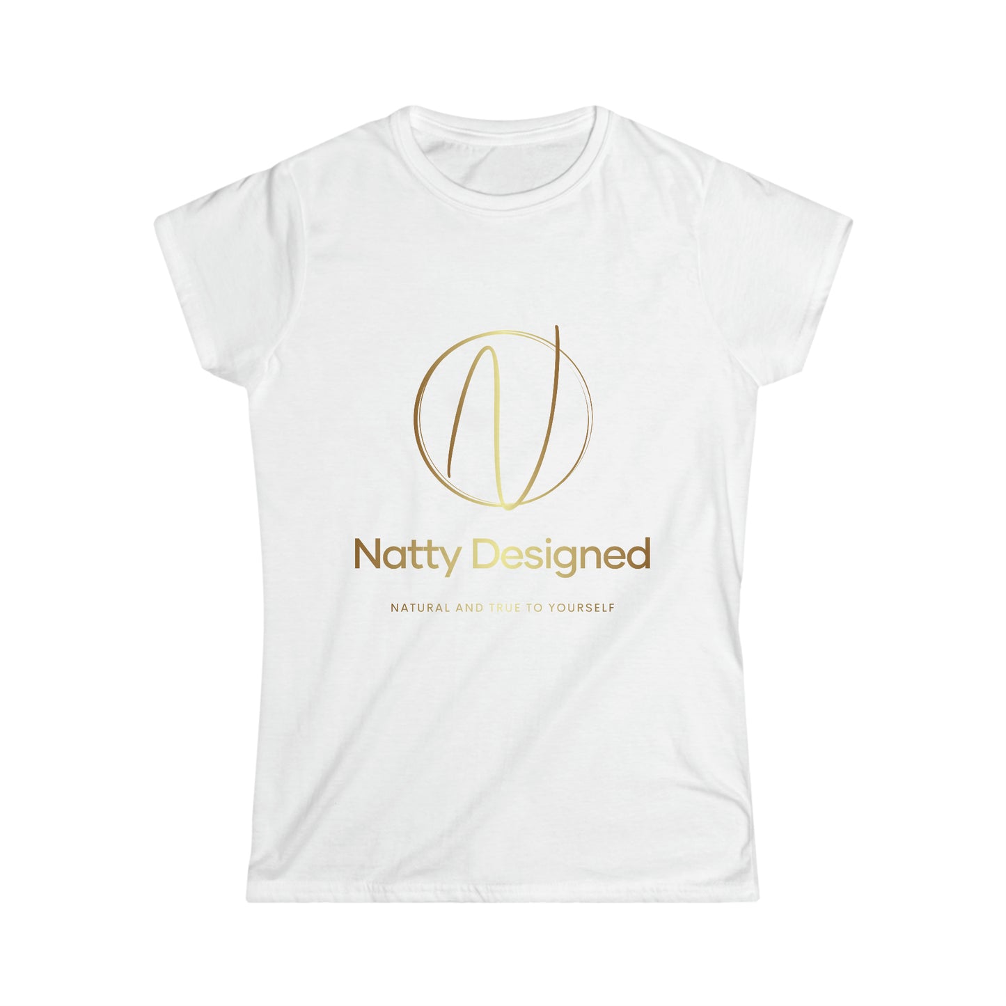 Women's Softstyle Tee with Natty Designed Logo