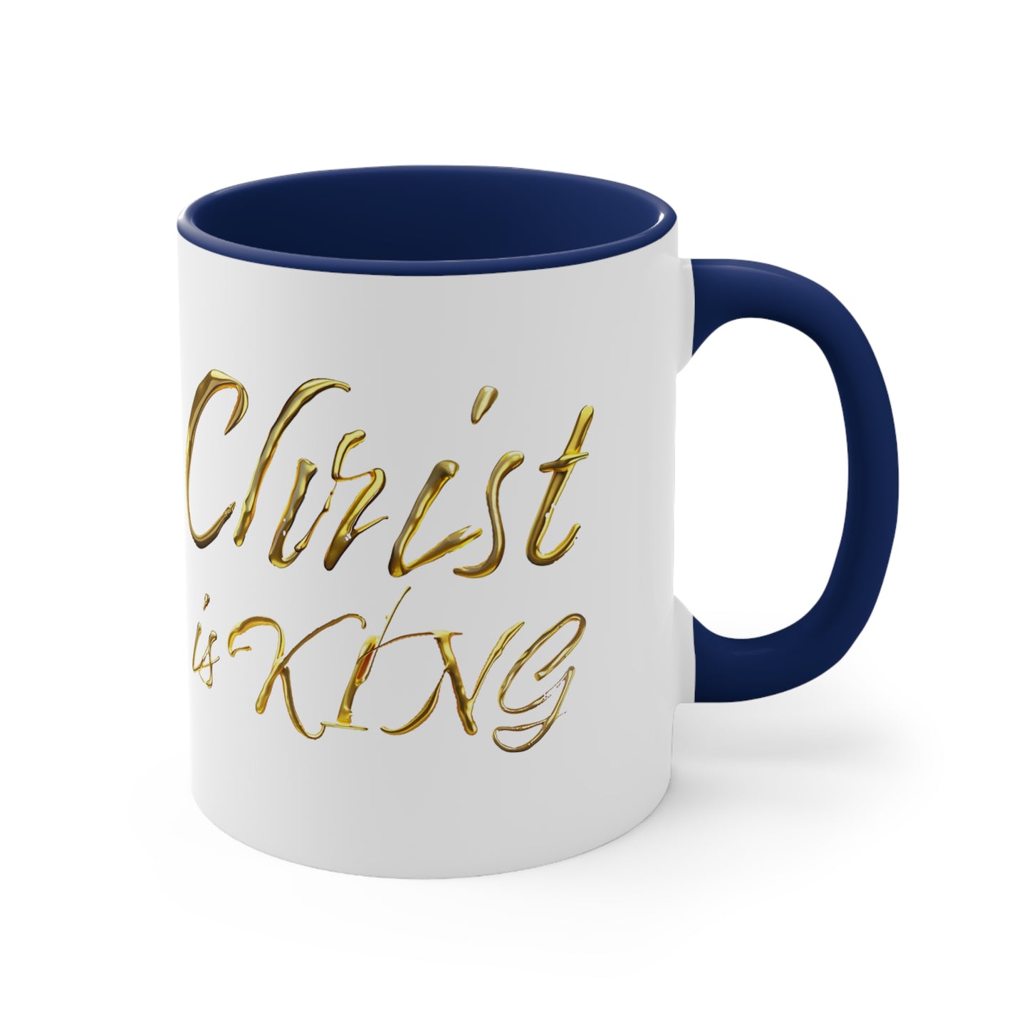 Christ is King - Accent Coffee Mug, 11oz