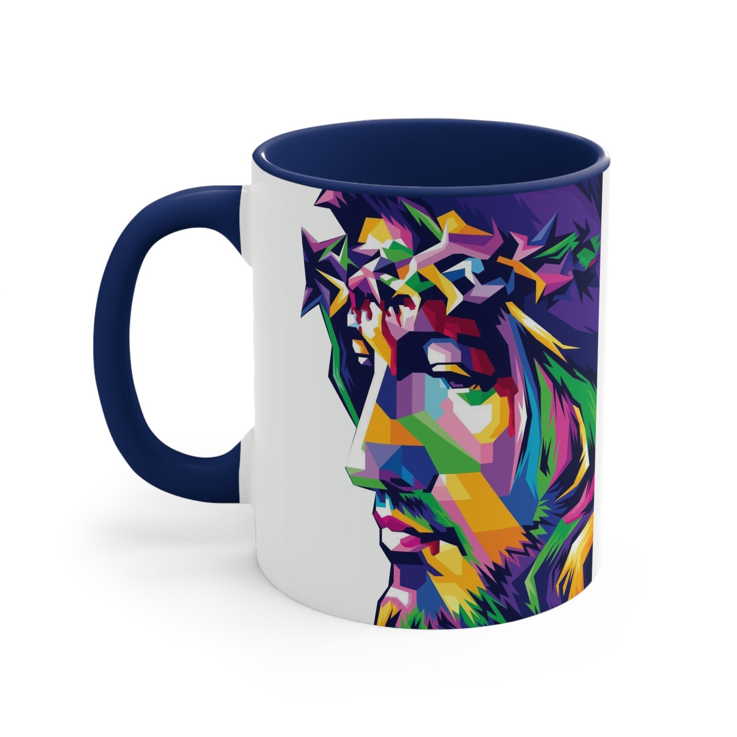 Christ is King - Accent Coffee Mug, 11oz