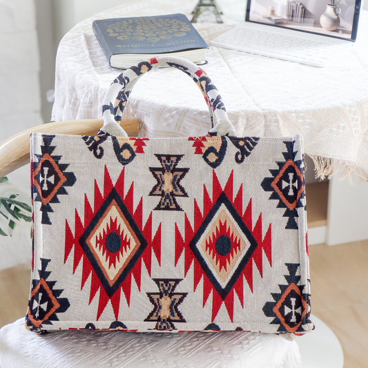 Boho Red Flame Bag