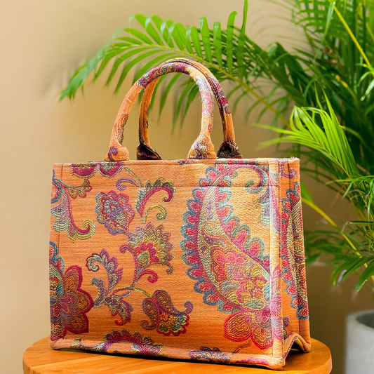 Sunset Paisley Tote