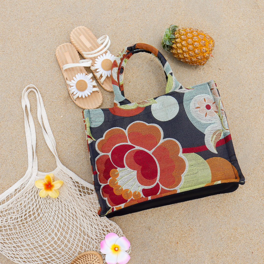 Japanese Floral Tote