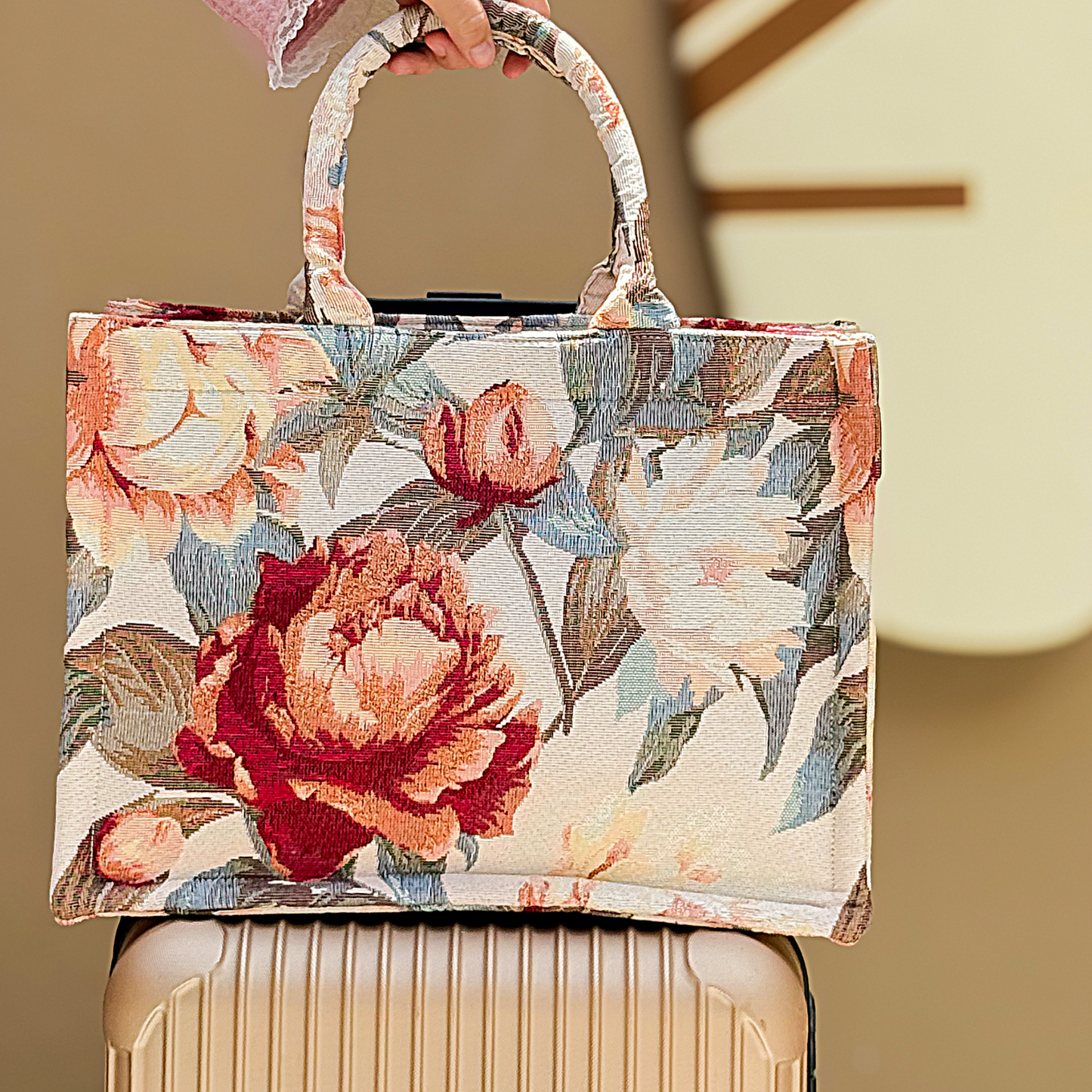 Vintage Rose Tote