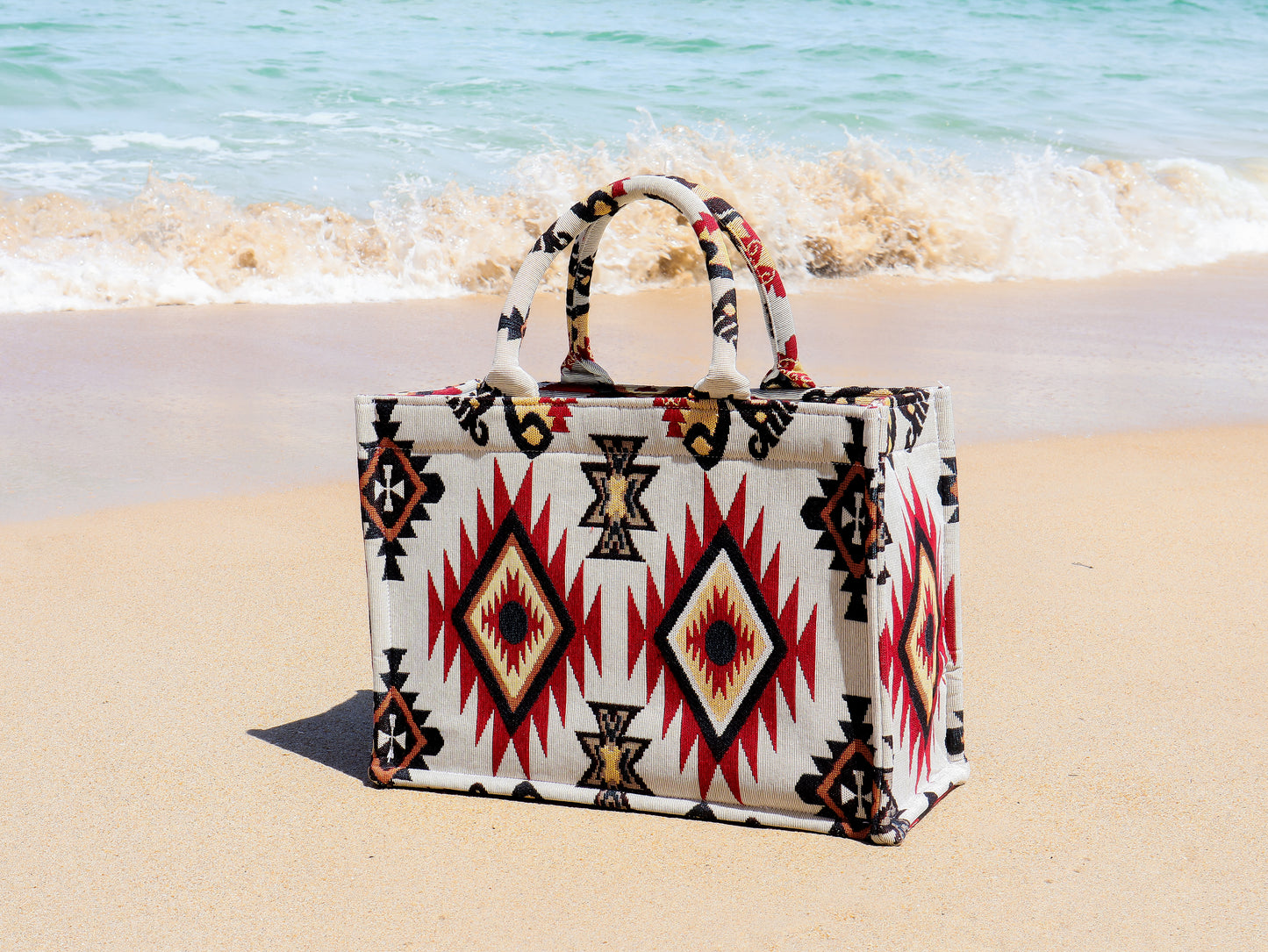 Boho Red Flame Bag