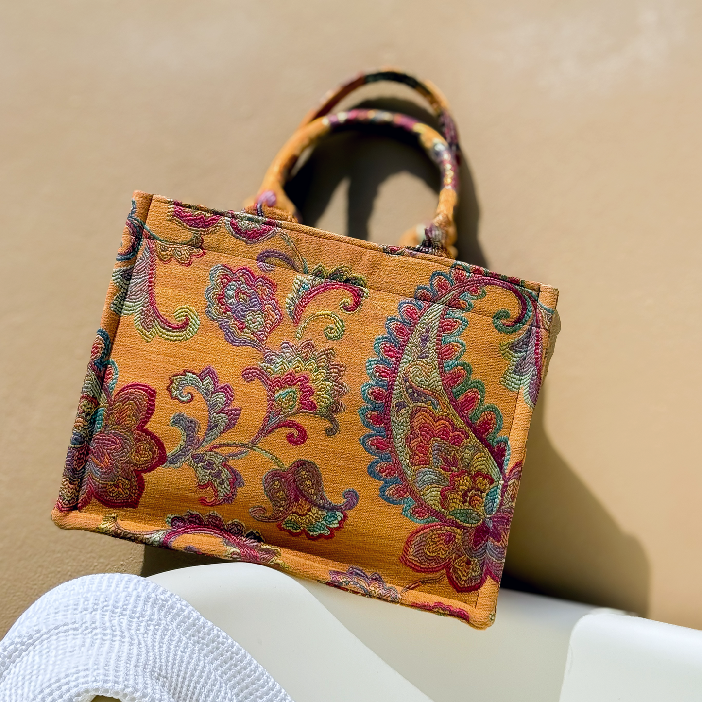 Sunset Paisley Tote