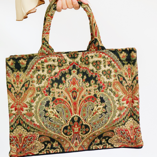 Floral Tapestry Tote