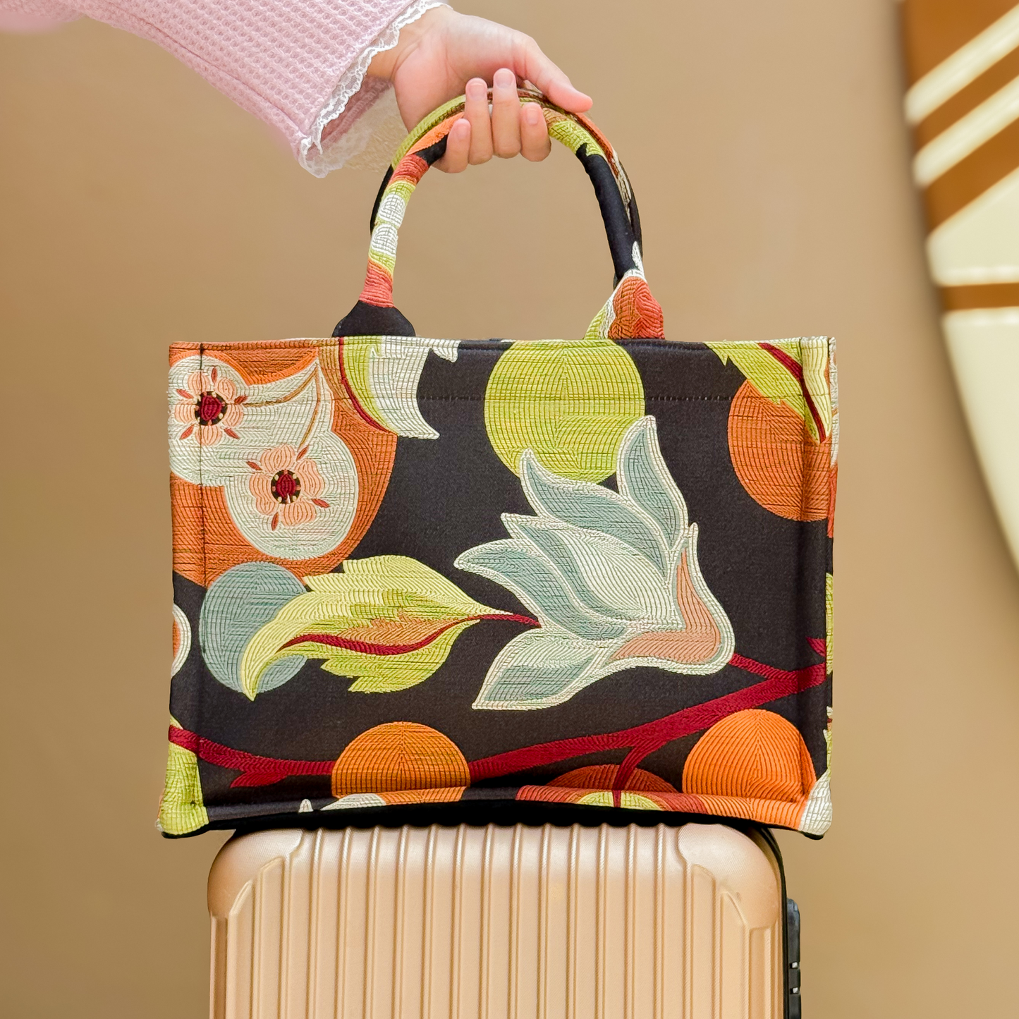 Japanese Floral Tote