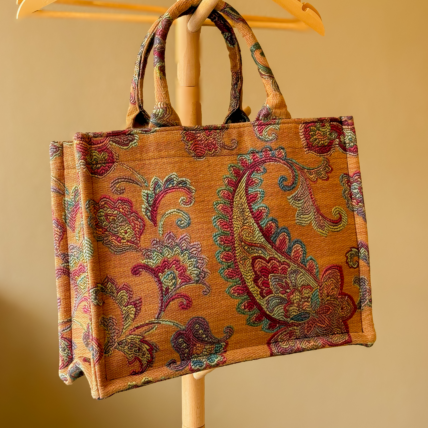 Sunset Paisley Tote