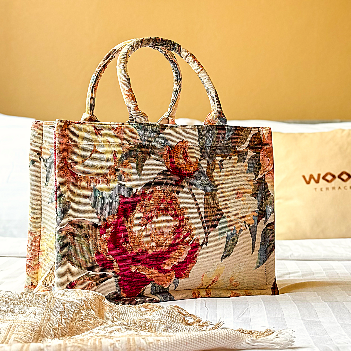 Vintage Rose Tote