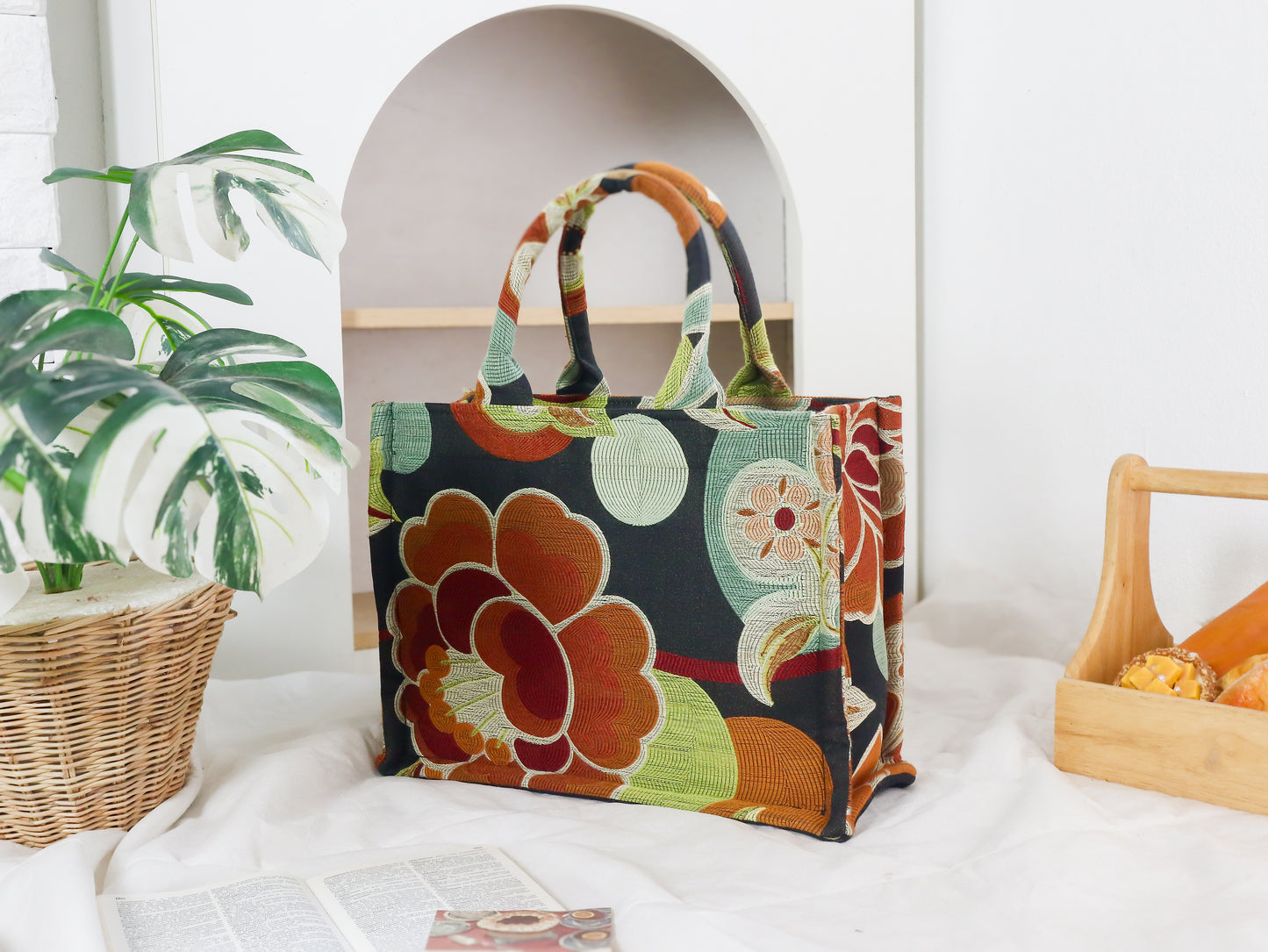 Japanese Floral Tote