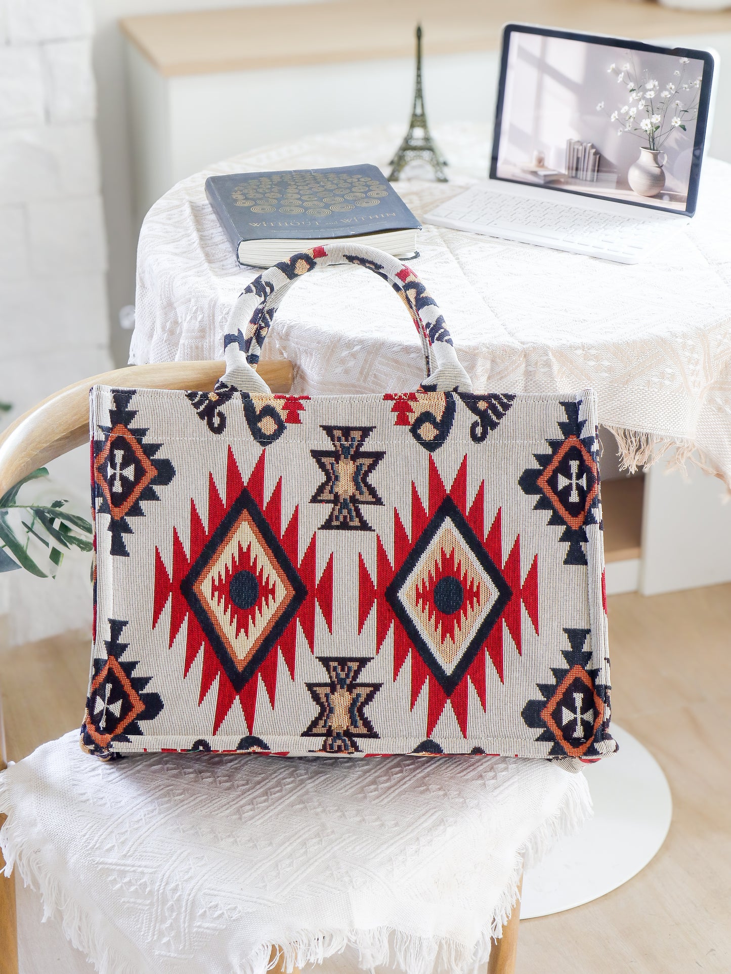 Boho Red Flame Bag