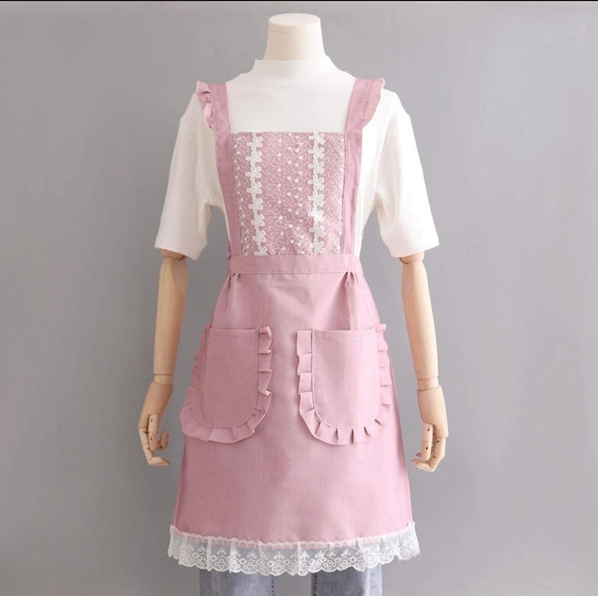 Apron for women Linen Cotton.