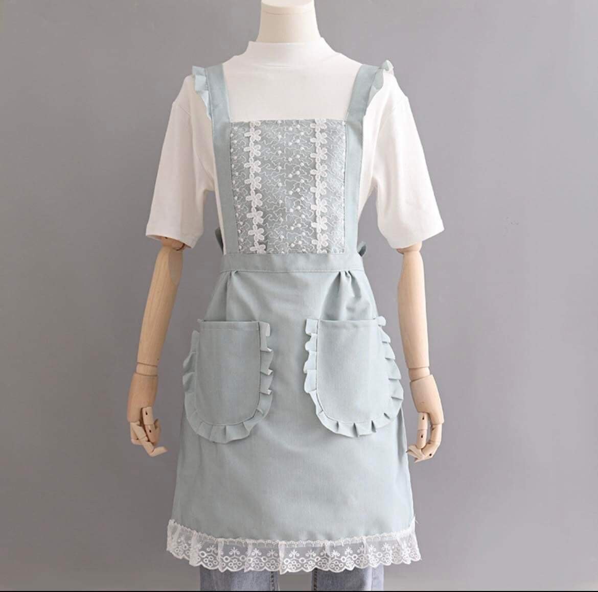 Apron for women Linen Cotton.